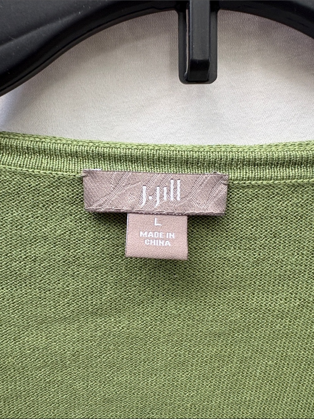 J. Jill Olive Green Knit Top - Picture 2 of 12